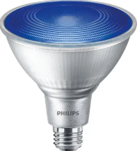 Bombillo Led 13,5W-Par38-E27-Azul-400L-IP65